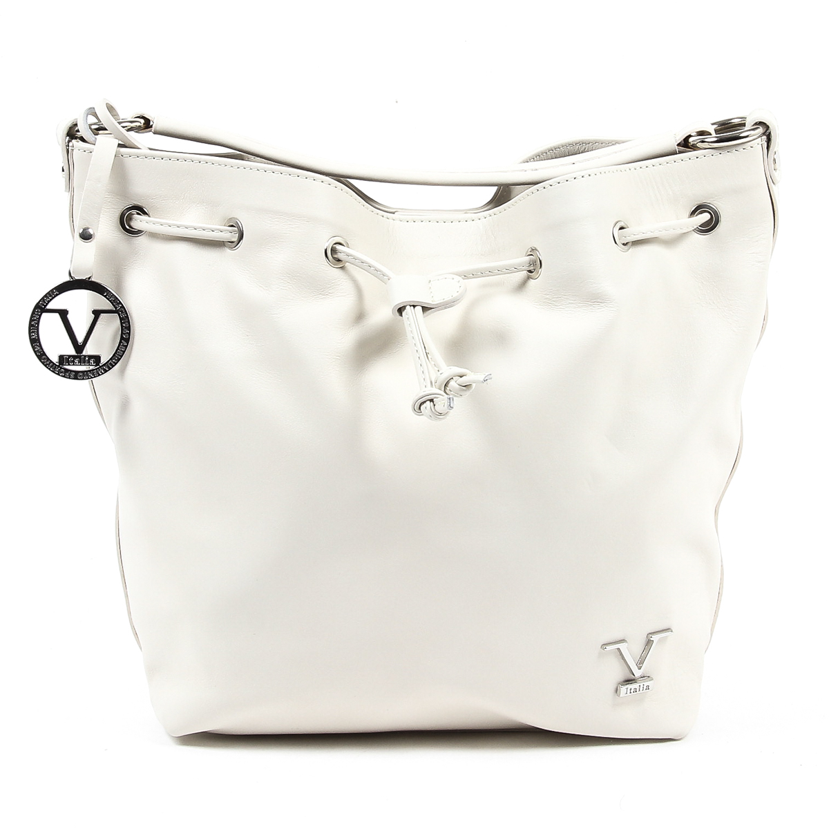 Bolso de mano para mujer V 1969 Italia V005-S SOFT CREMA