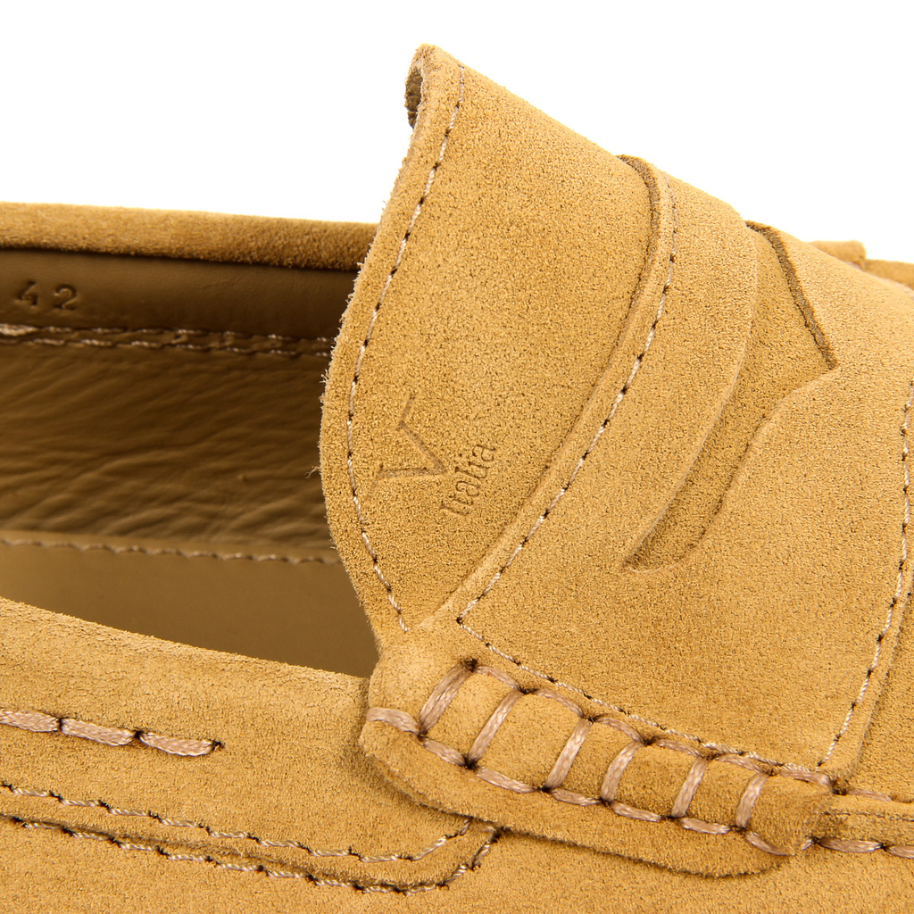 Mocasines italianos V 1969 para hombre, color marrón, STEWART