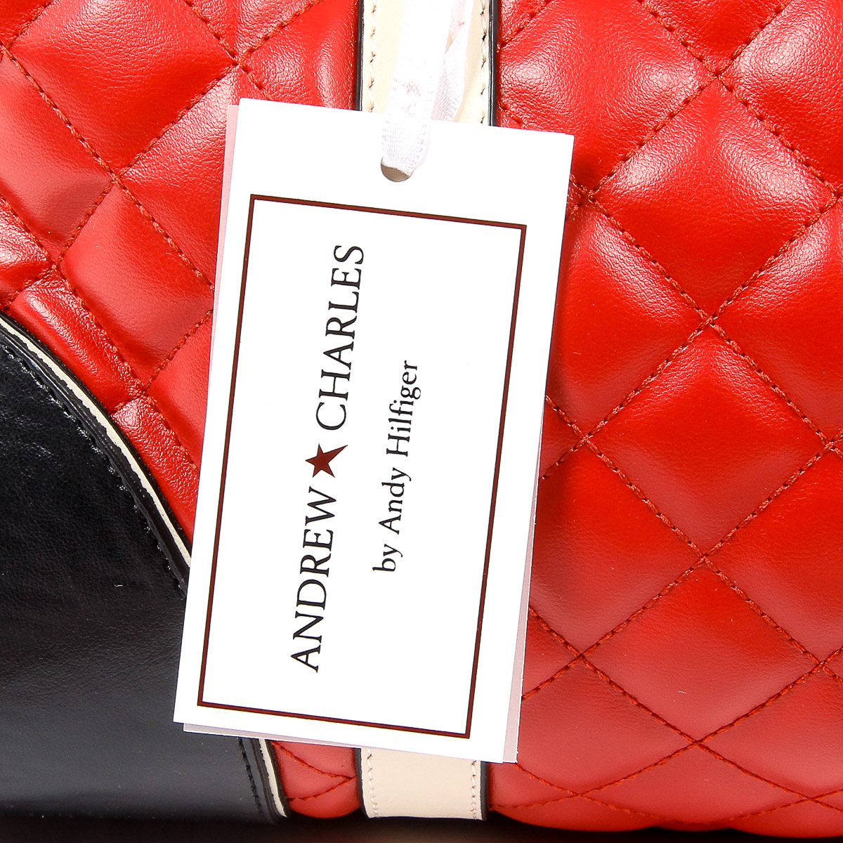 Andrew Charles Womens Handbag Red ABBIE