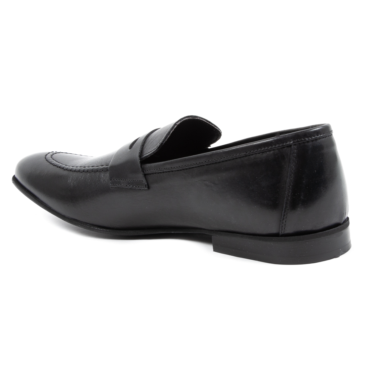 Mocasines V 1969 Italia para hombre, color negro, ADAM