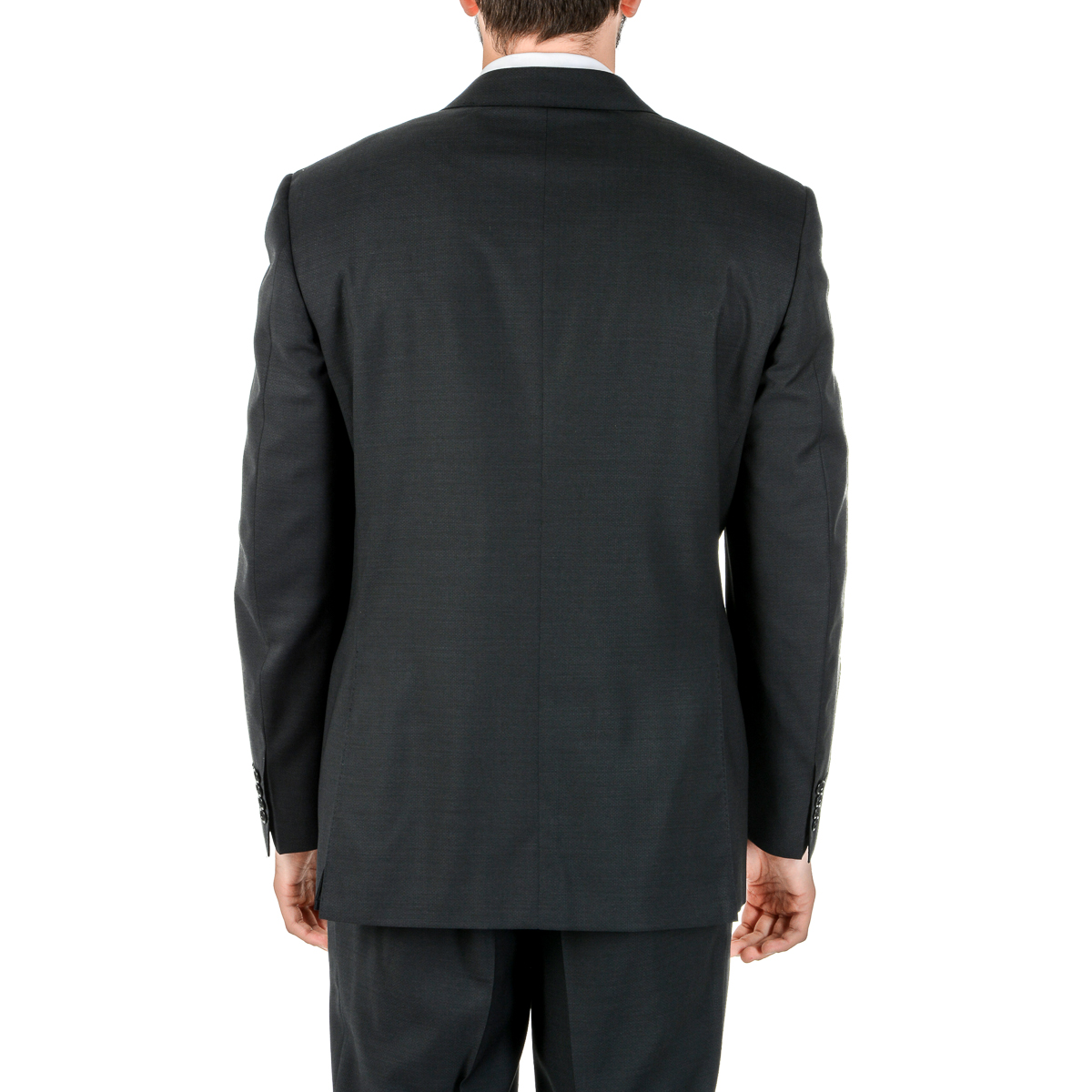 Canali Mens Suit Long Sleeves Black