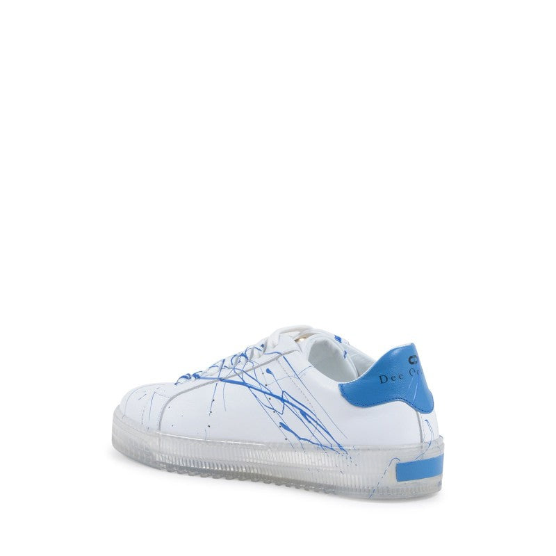 Zapatillas Splatter - Blanco Azul Claro