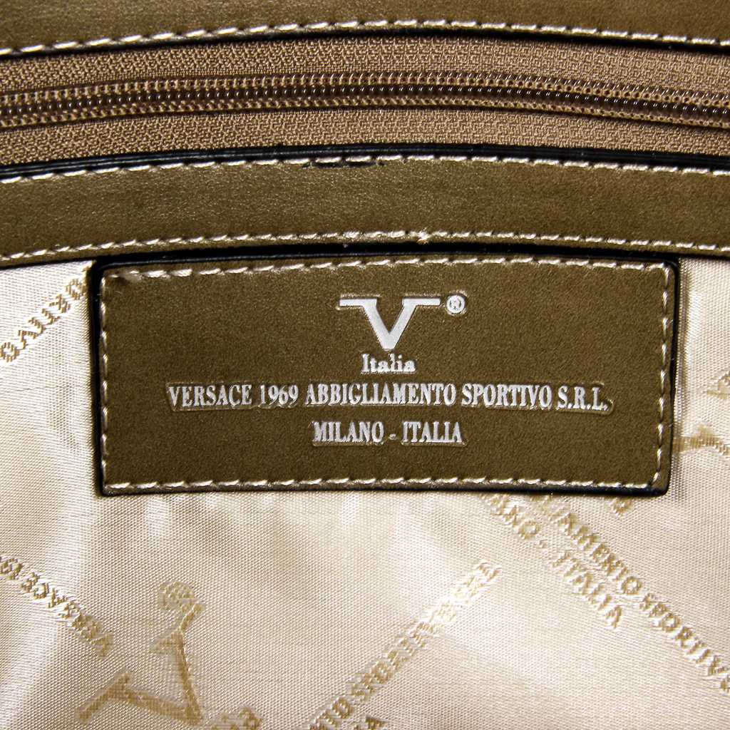 Bolso de mano para hombre V 1969 Italia marrón EVAN