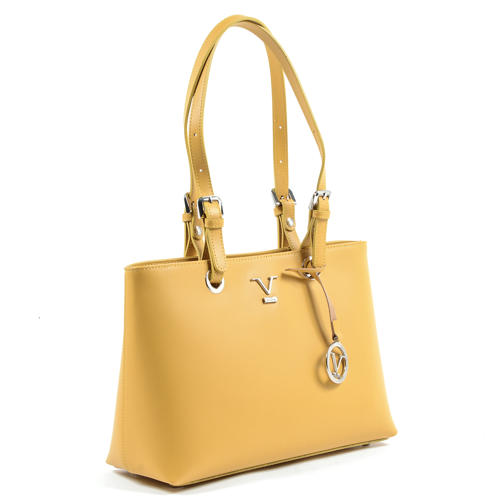 Bolso de mano para mujer V 1969 Italia amarillo GLORY