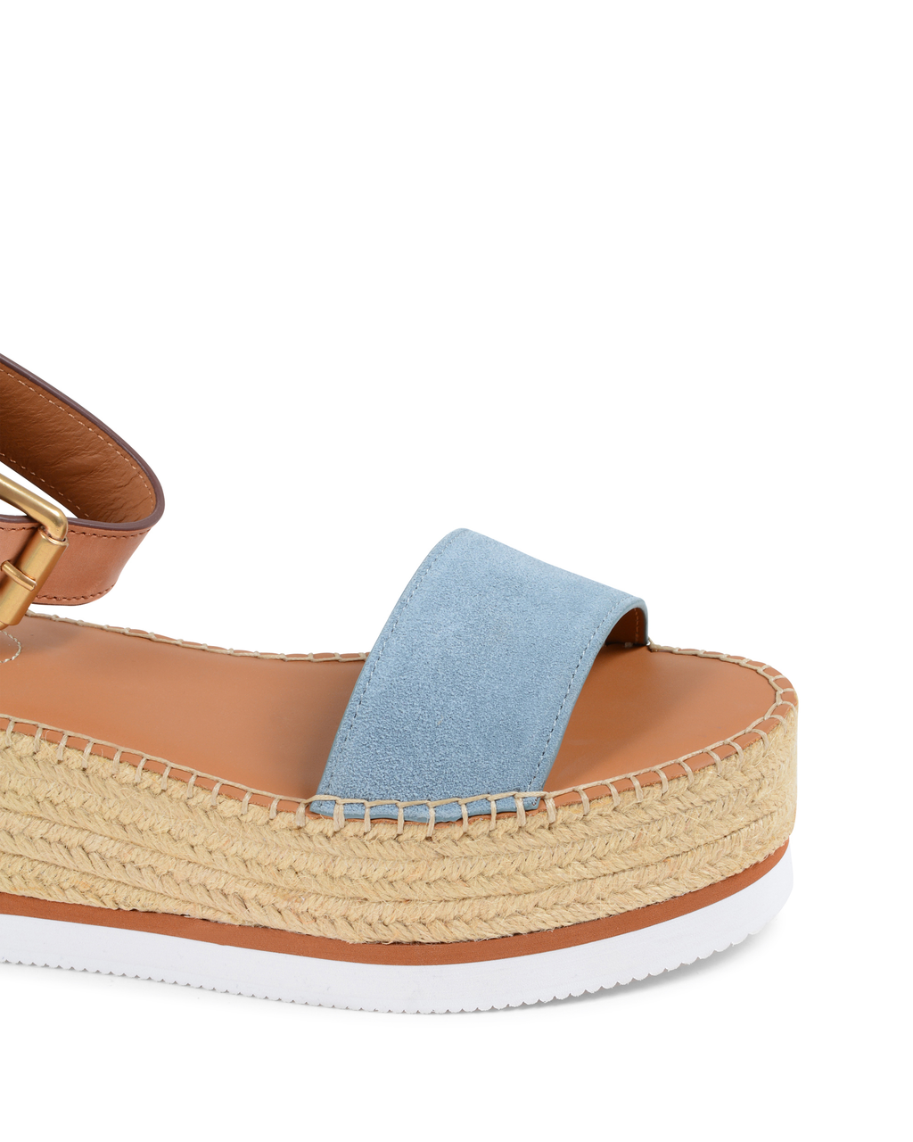 ChloÃ¨ Womens Platform Sandal Light Blue SB32201A NUVOLA SIERRA