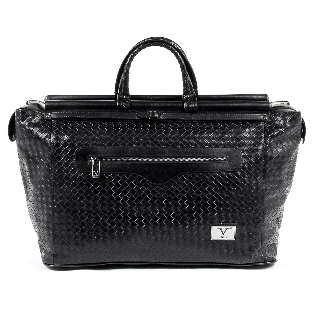 Bolso de mano para hombre V 1969 Italia, color negro, GARY