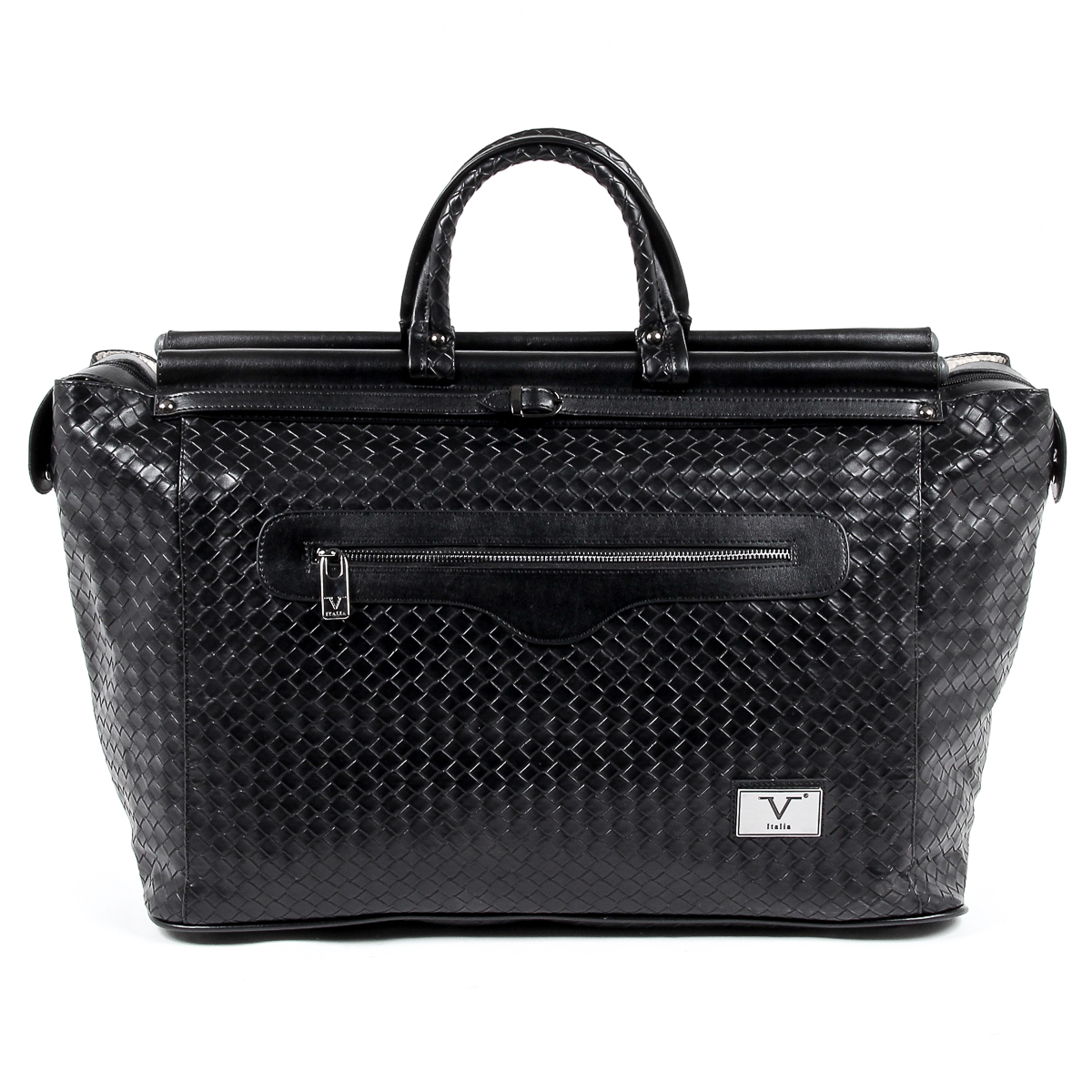 Bolso de mano para hombre V 1969 Italia, color negro, GARY