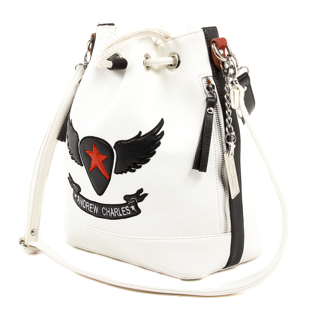 Bolso de mano para mujer Andrew Charles blanco LUCINDA