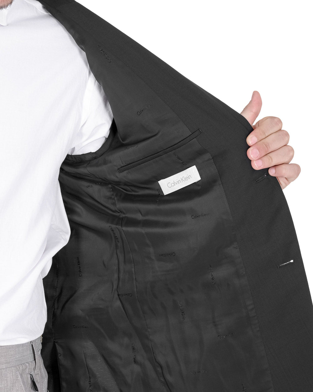 Calvin Klein Mens Blazer Black K1EK101171013