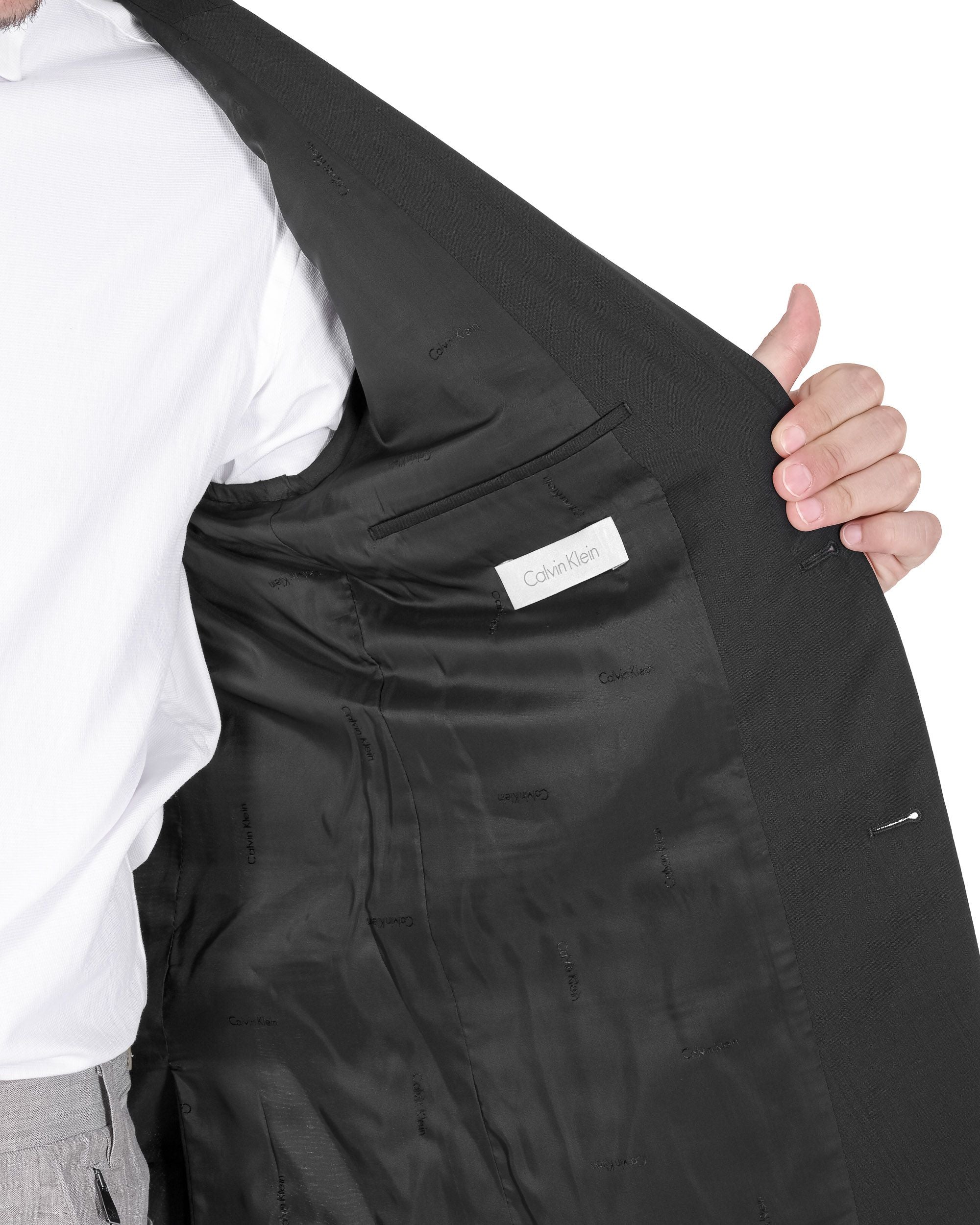 Calvin Klein Mens Blazer Black K1EK101171013