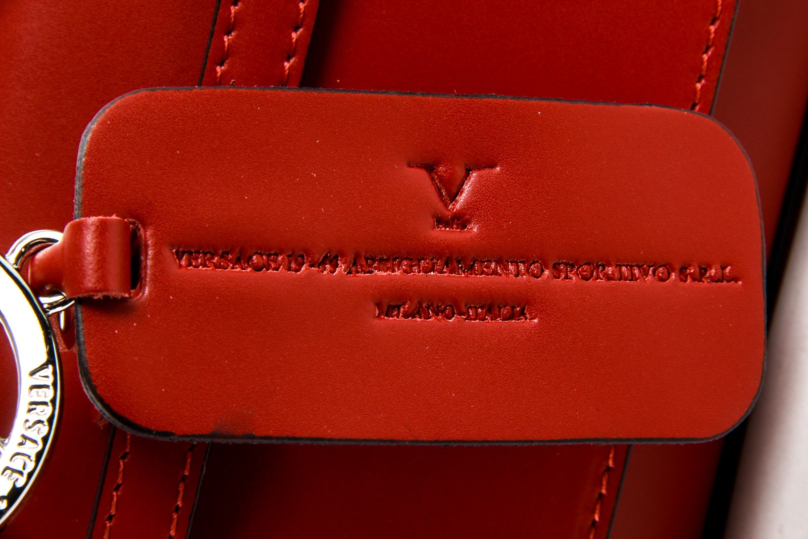 Bolso de mano para mujer V 1969 Italia V015-S RUGA ROSSO