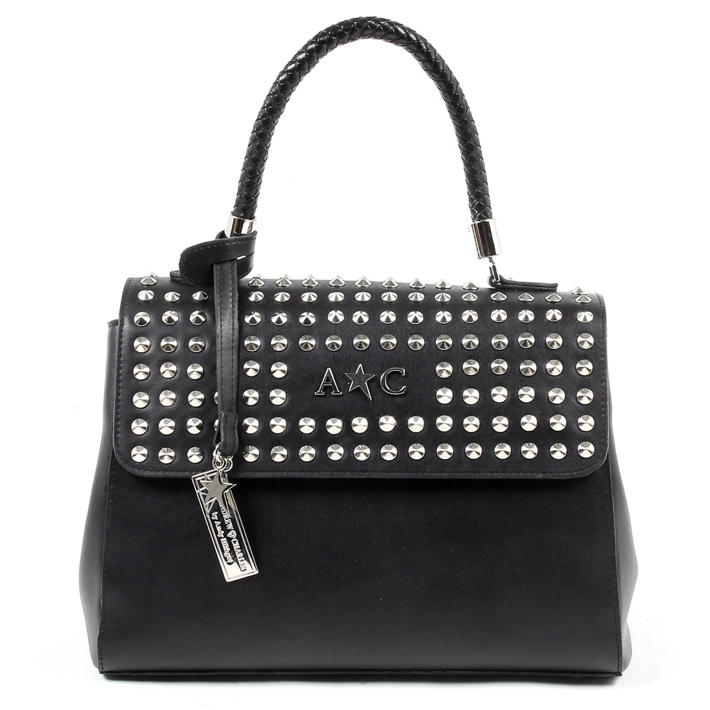 Bolso de mano Andrew Charles para mujer, color negro, BROOKLYN