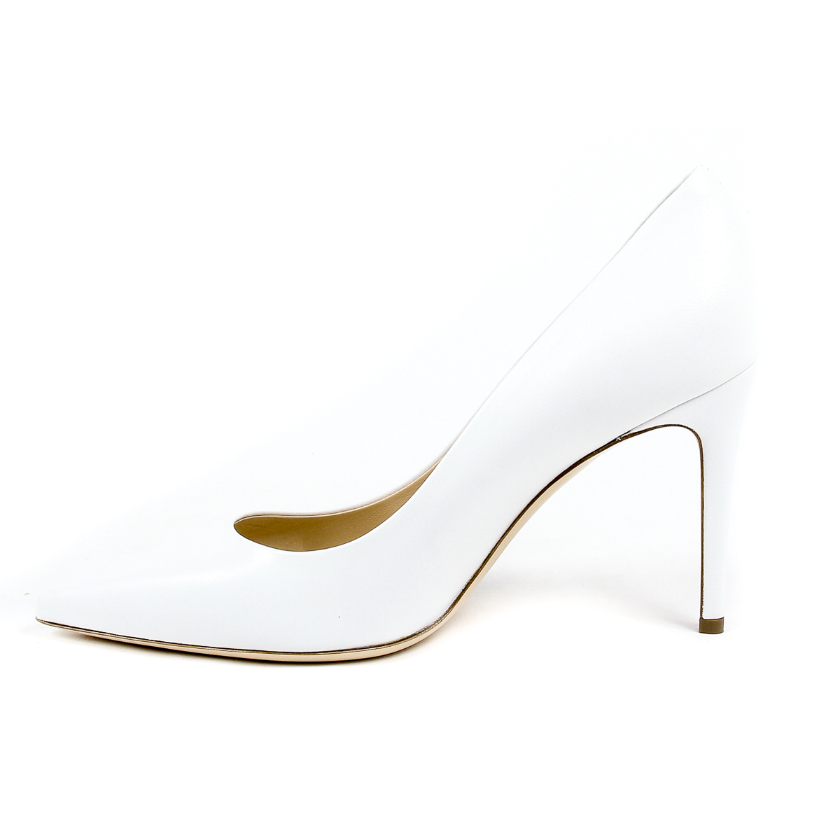Andrew Charles Womens Pump White MIA