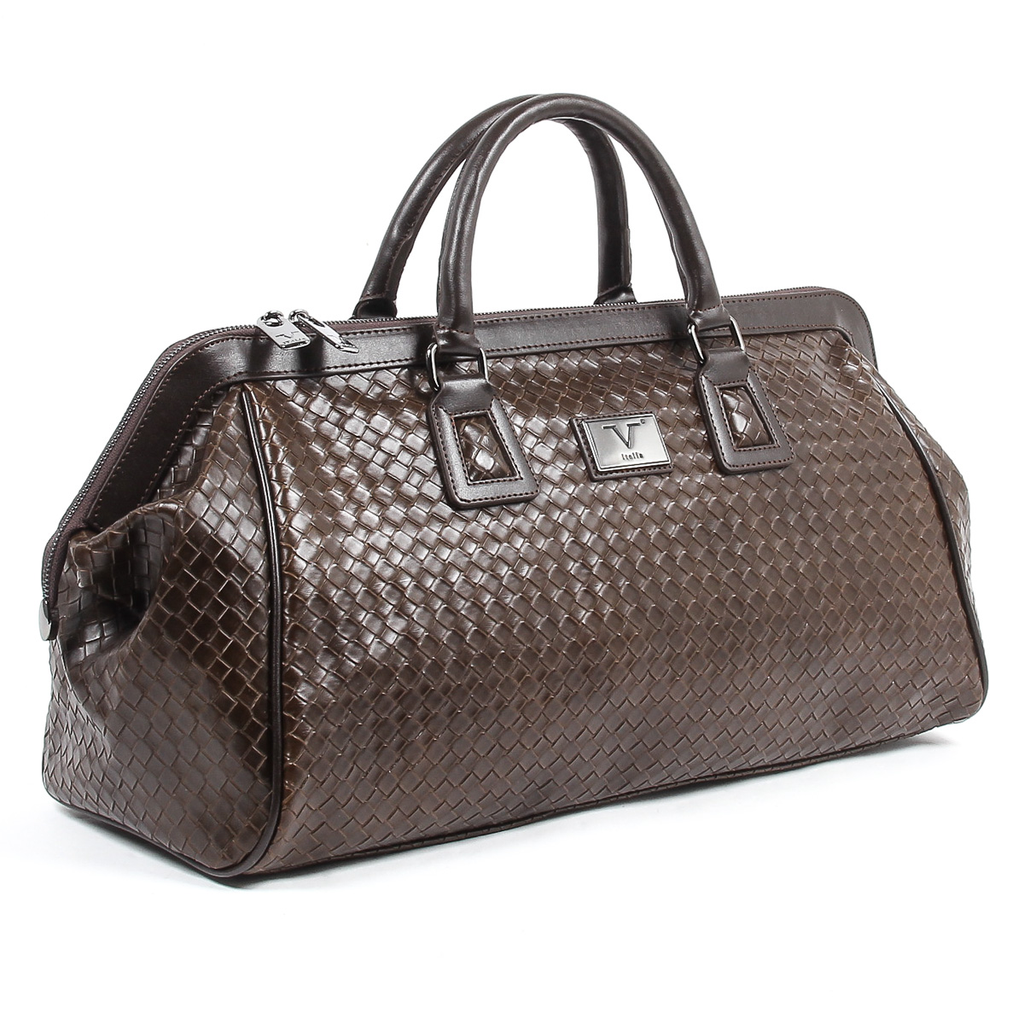 V 1969 Italia Bolso de mano para hombre marrón WILLY