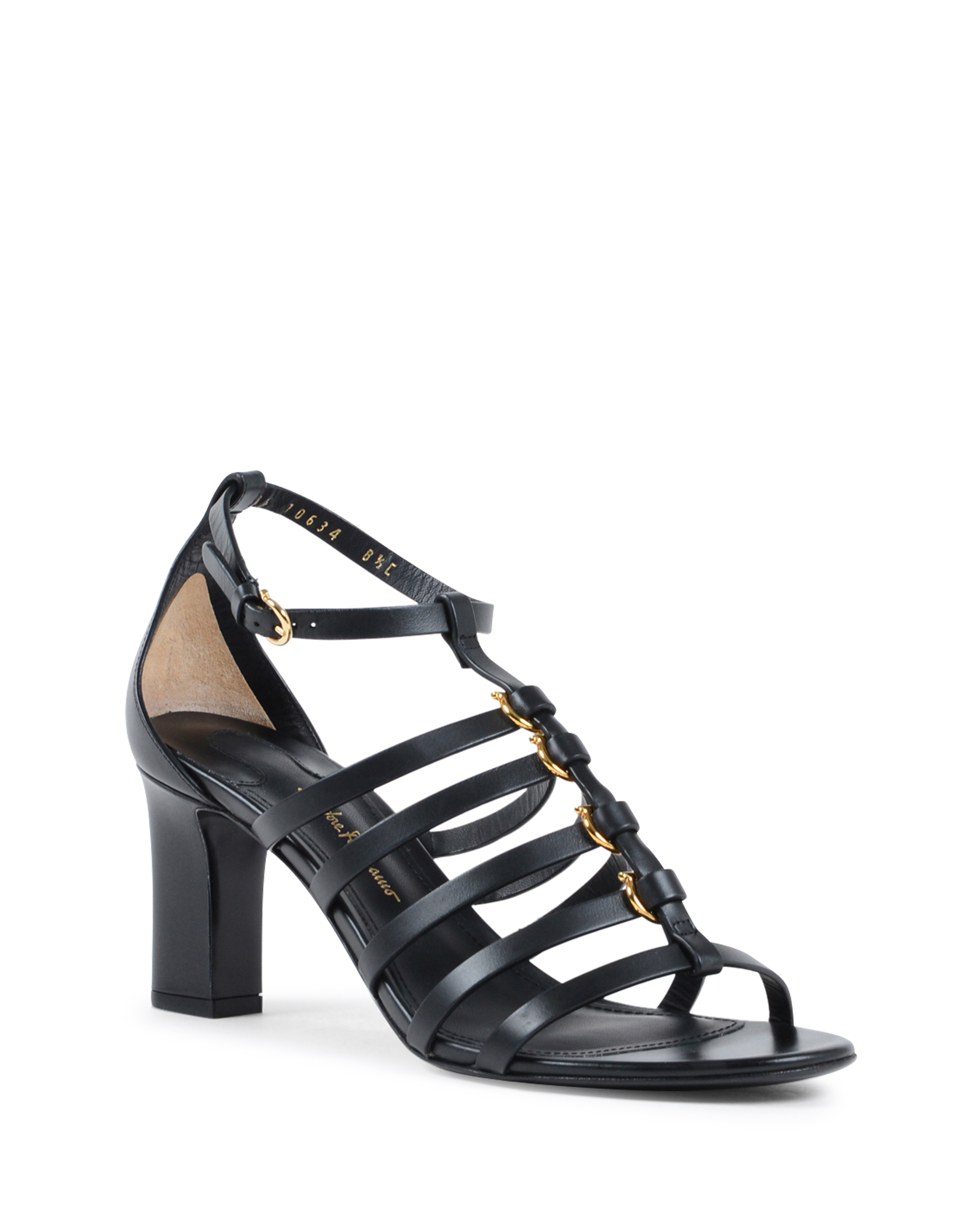 Sandalias Salvatore Ferragamo Mujer Negro ACRI