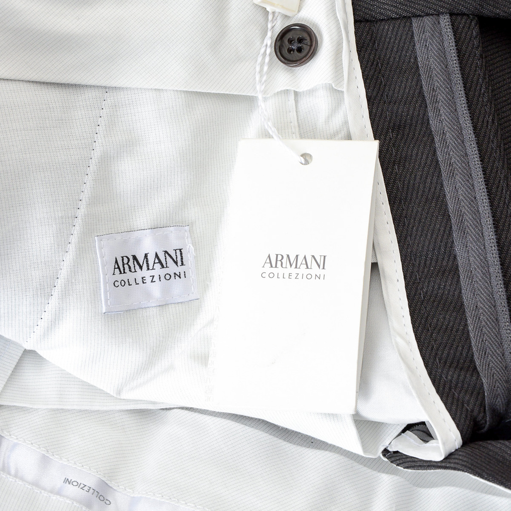 Armani Collezioni Mens Pants Grey