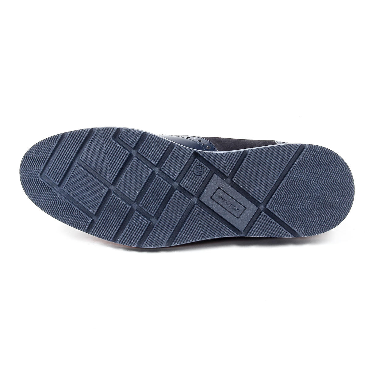 Andrew Charles Zapato Oxford Brogue para hombre 914 ABRASIVATO CAMOSCIO BLEU
