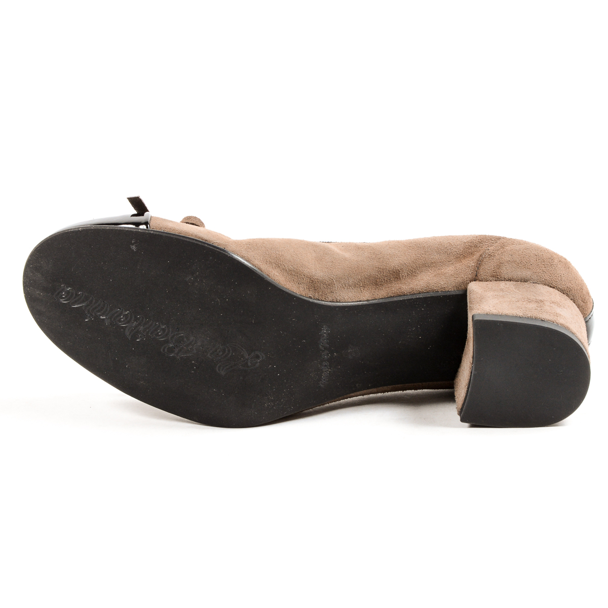 Andrew Charles Womens Ballerina Taupe FLORENCE