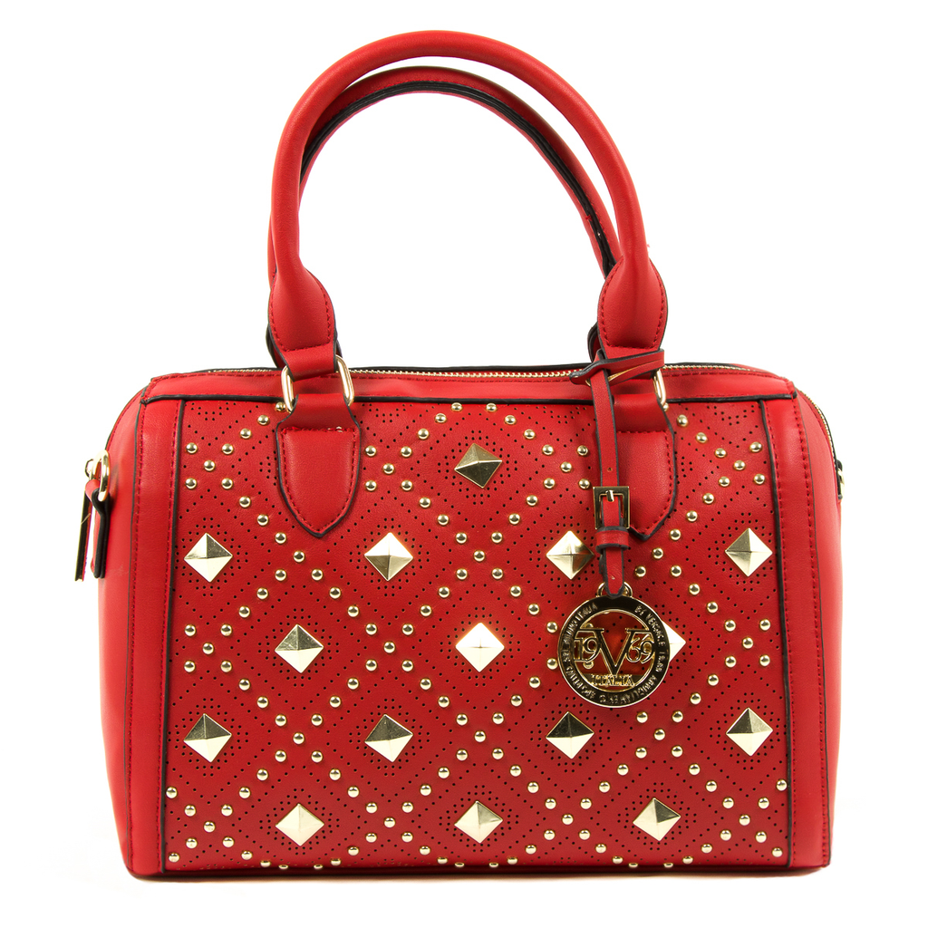 Bolso de mano para mujer V 1969 Italia rojo CLAIRE
