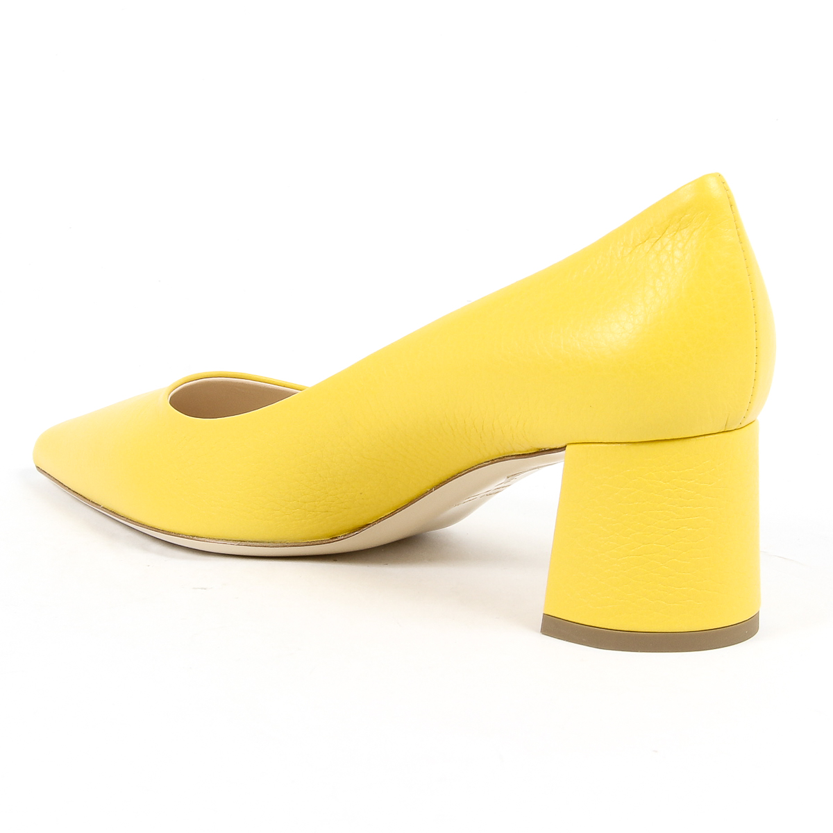 Andrew Charles Womens Pump Yellow EVA