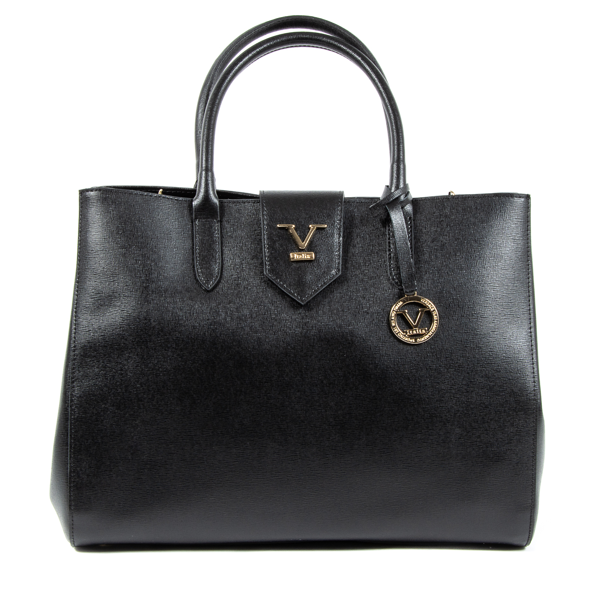 Bolso de mano para mujer V 1969 Italia negro TURNER