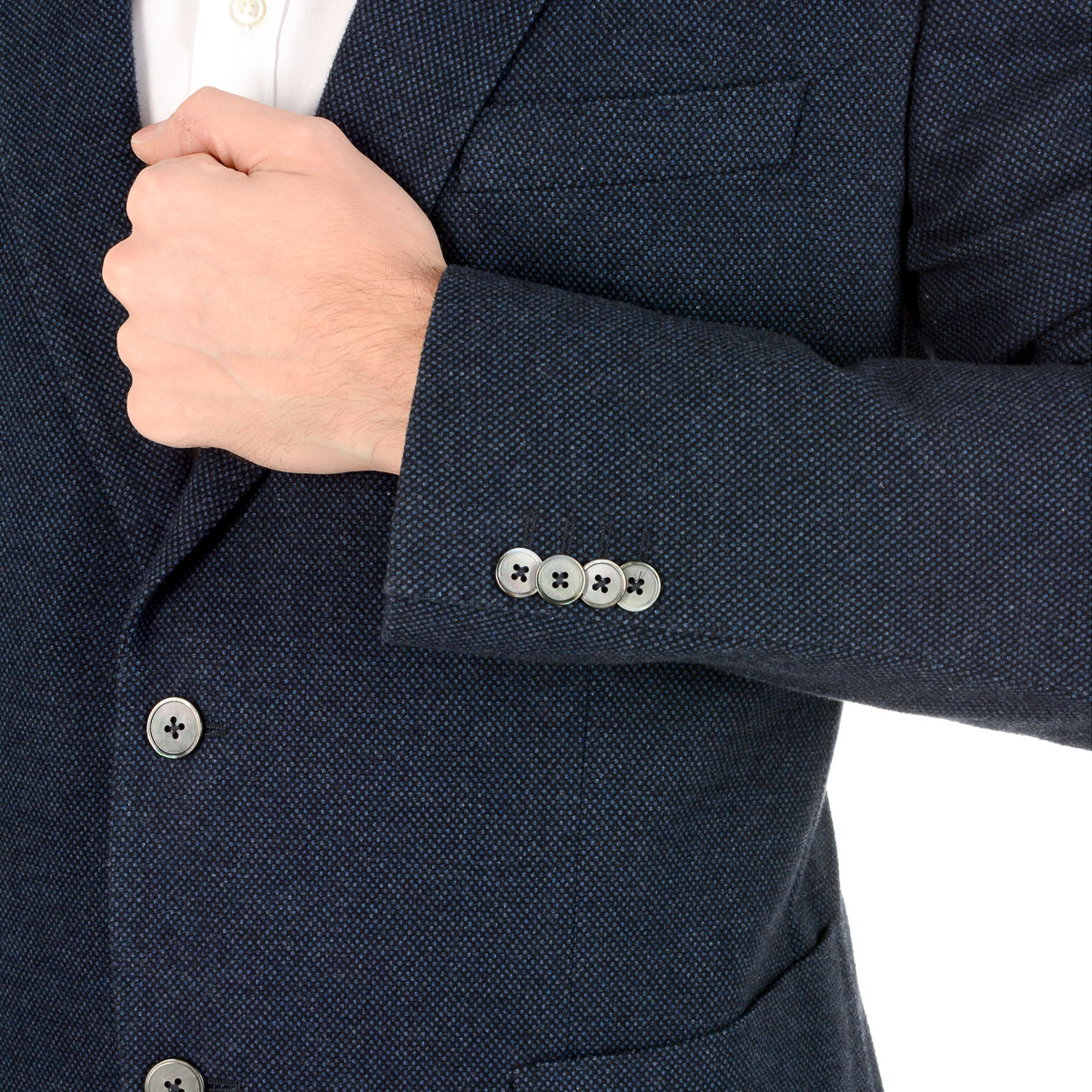 Chaqueta Hugo Boss para hombre de manga larga azul oscuro JANSON
