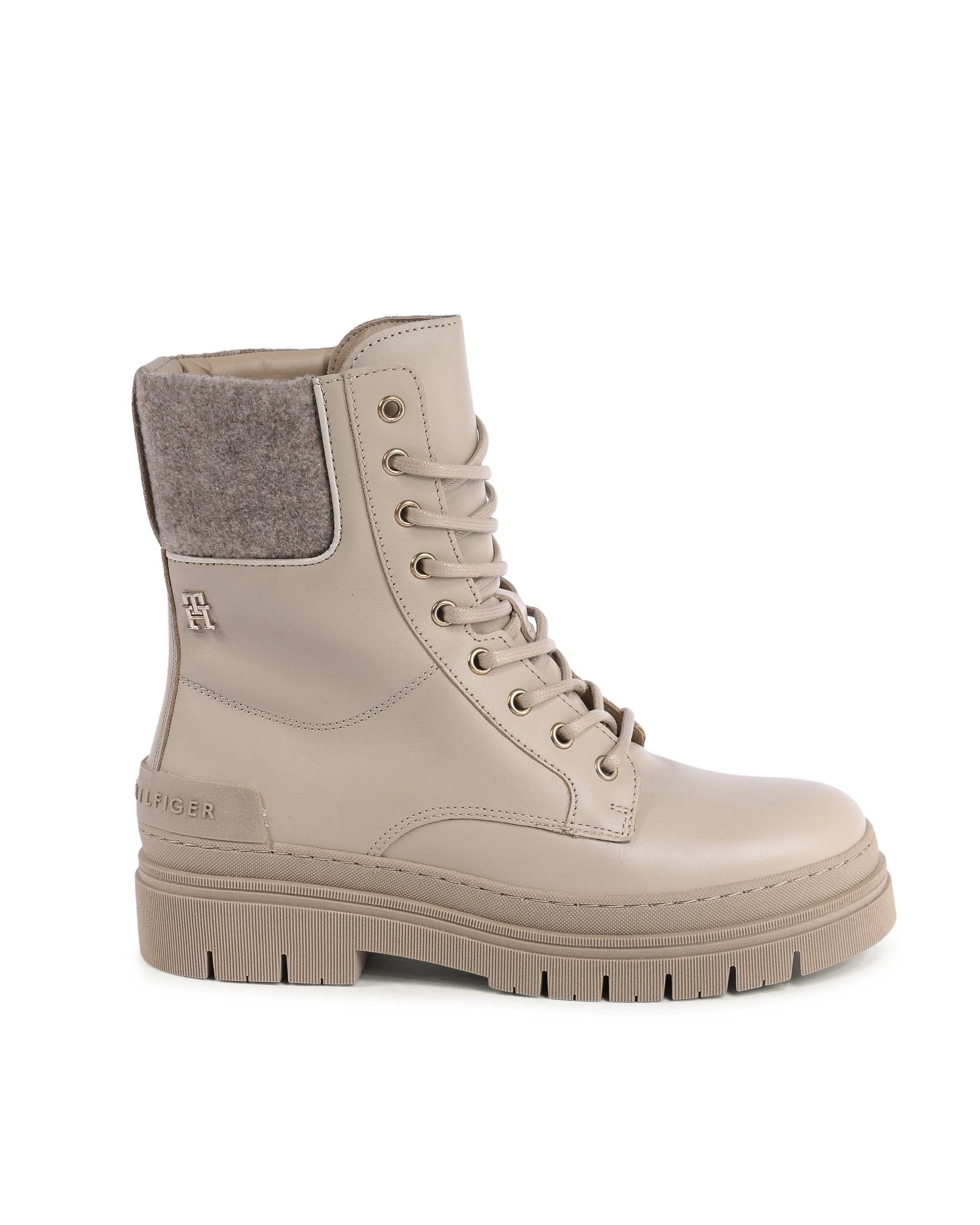 Botas Tommy Hilfiger para mujer BEIGE FW0FW07500ABO