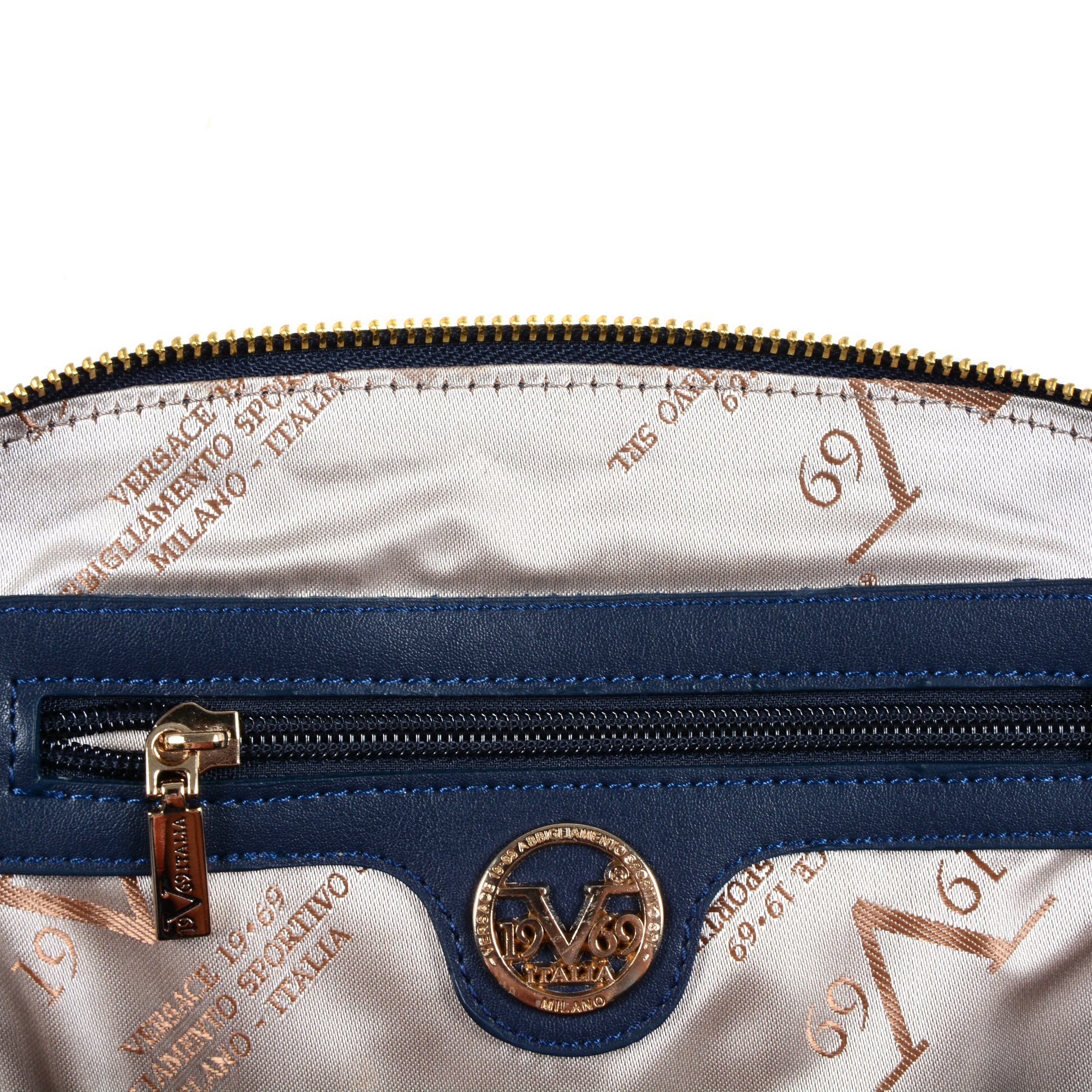Borsa Donna V 1969 Italia Blu Scuro CRETA