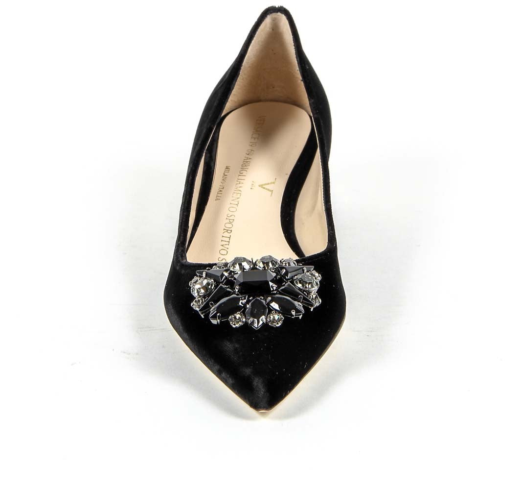 Zapatos de salón para mujer V 1969 Italia 3110276 VELLUTO NERO