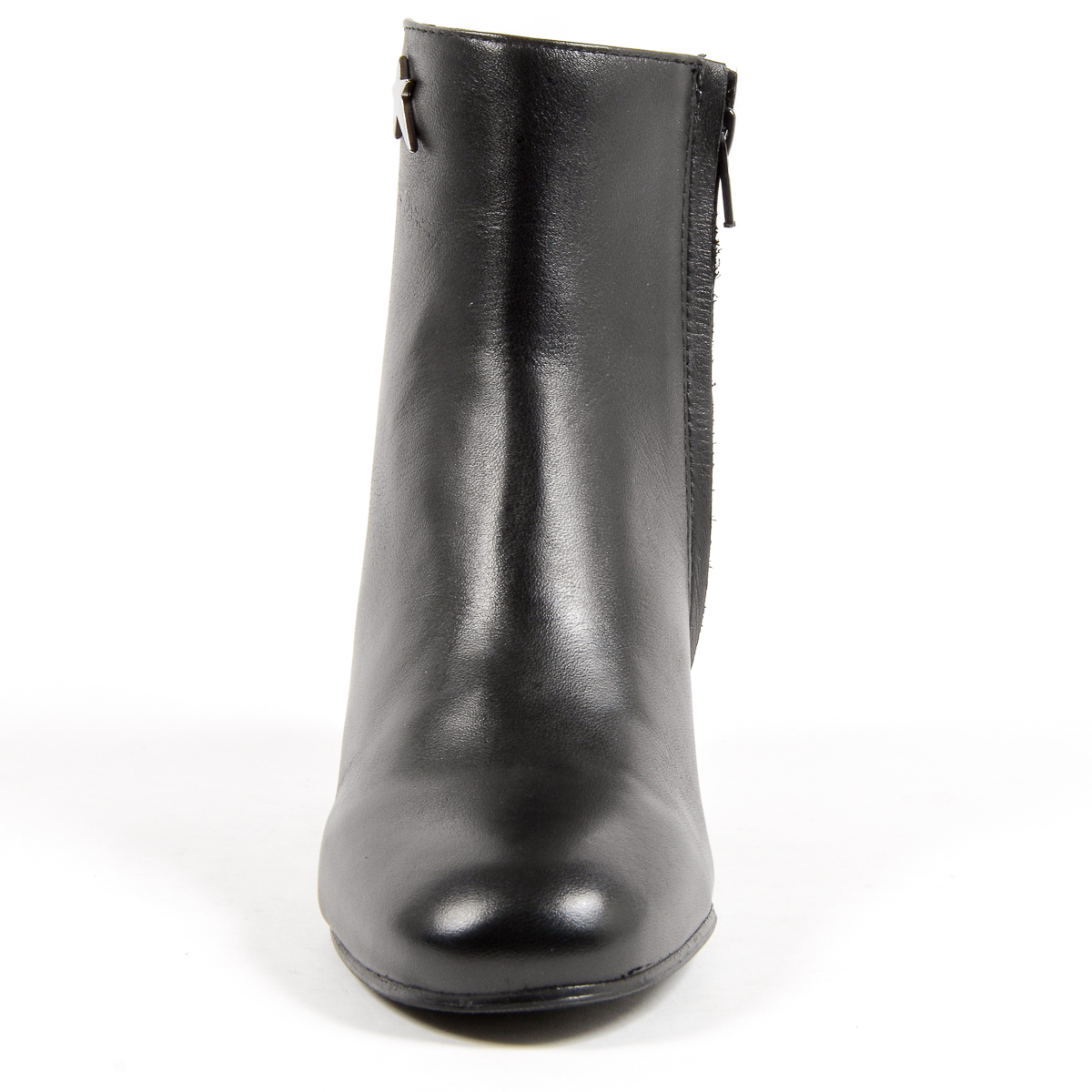 Andrew Charles Womens Heeled Ankle Boot Black COOPER