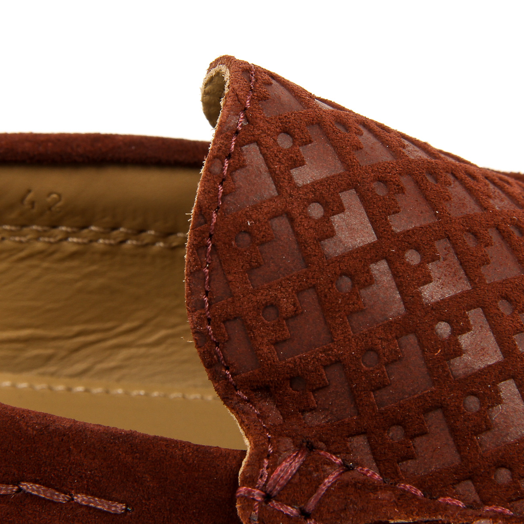 Mocasín Andrew Charles para hombre Burdeos TRON