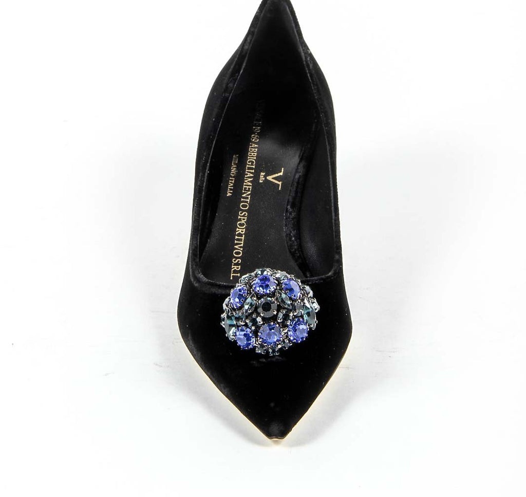 Zapatos de salón para mujer V 1969 Italia 3106153 VELLUTO NERO