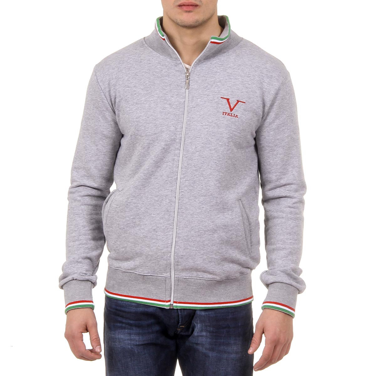 Suéter para hombre V 1969 Italia ART. 4470 GRIS CLARO