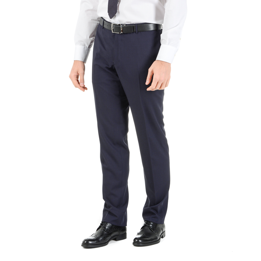 Traje Corneliani para hombre, manga larga, azul oscuro, talla Super 140