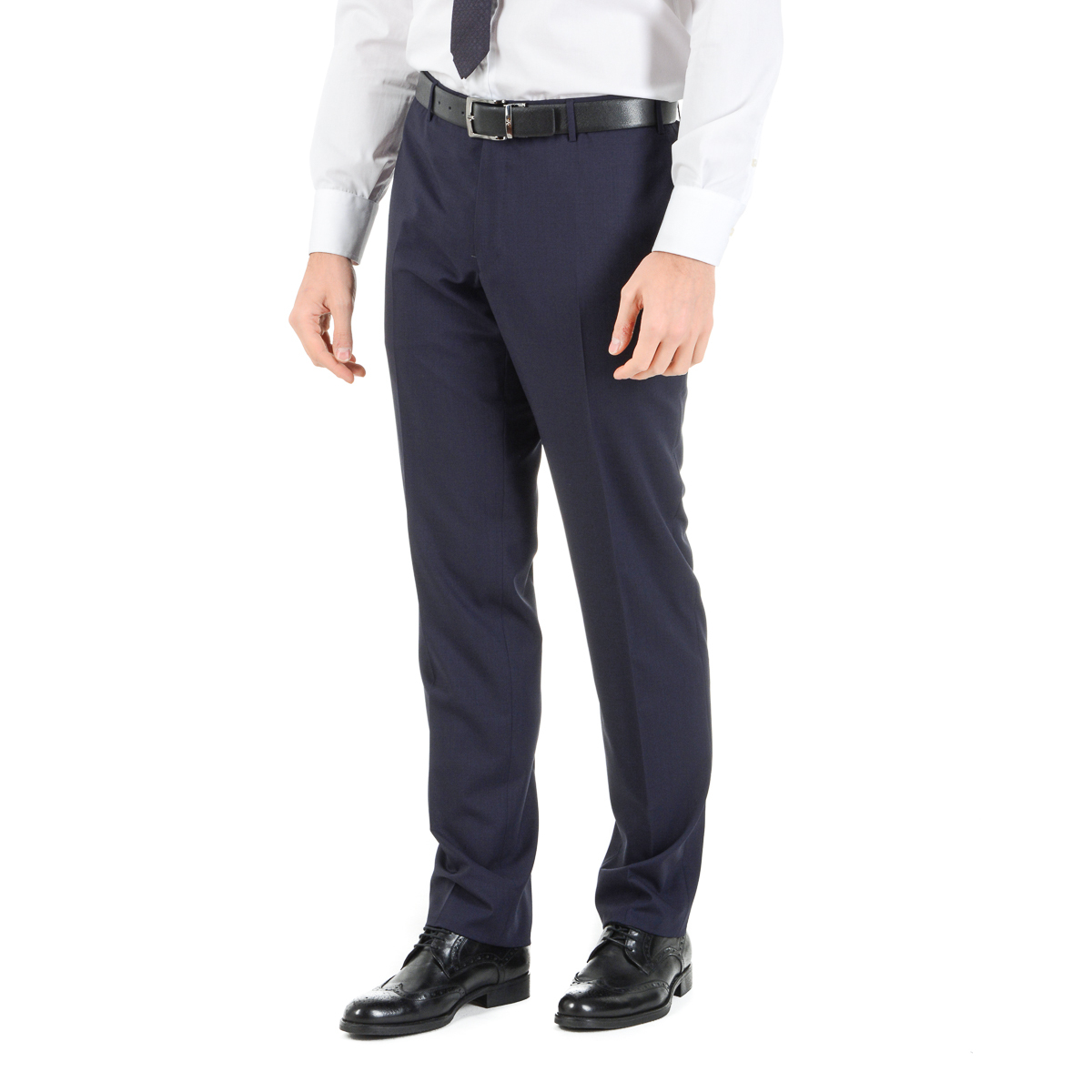 Traje Corneliani para hombre, manga larga, azul oscuro, talla Super 140