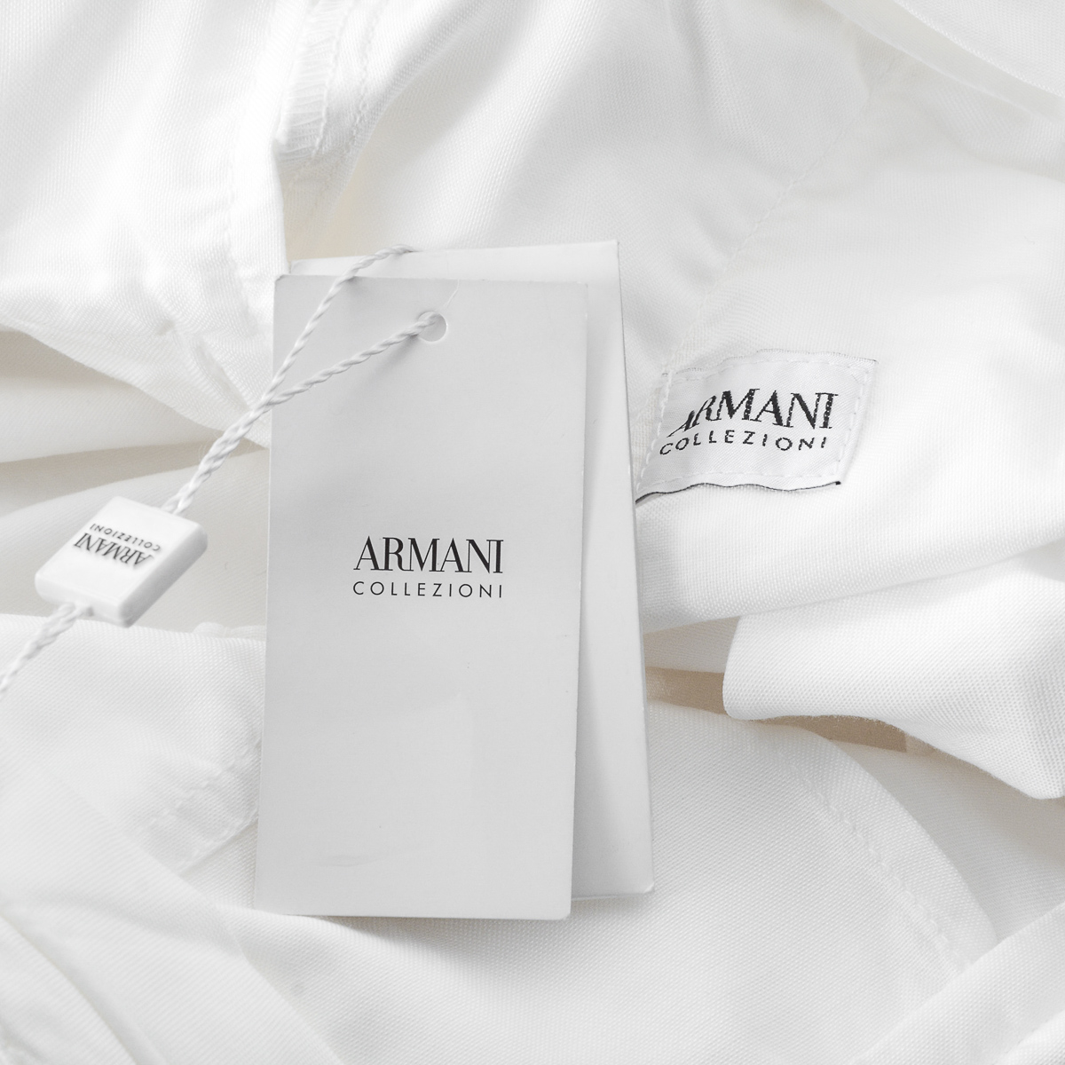 Armani Collezioni Mens Pants White
