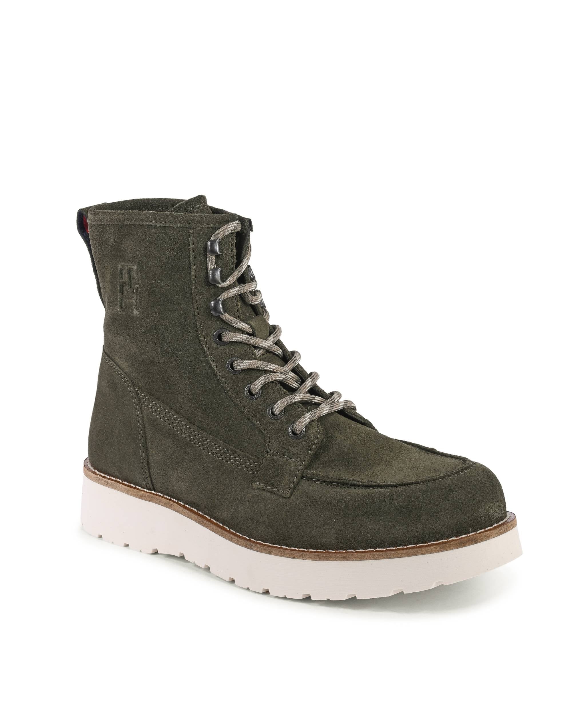 Botas Tommy Hilfiger para hombre color caqui FM0FM04667RBN