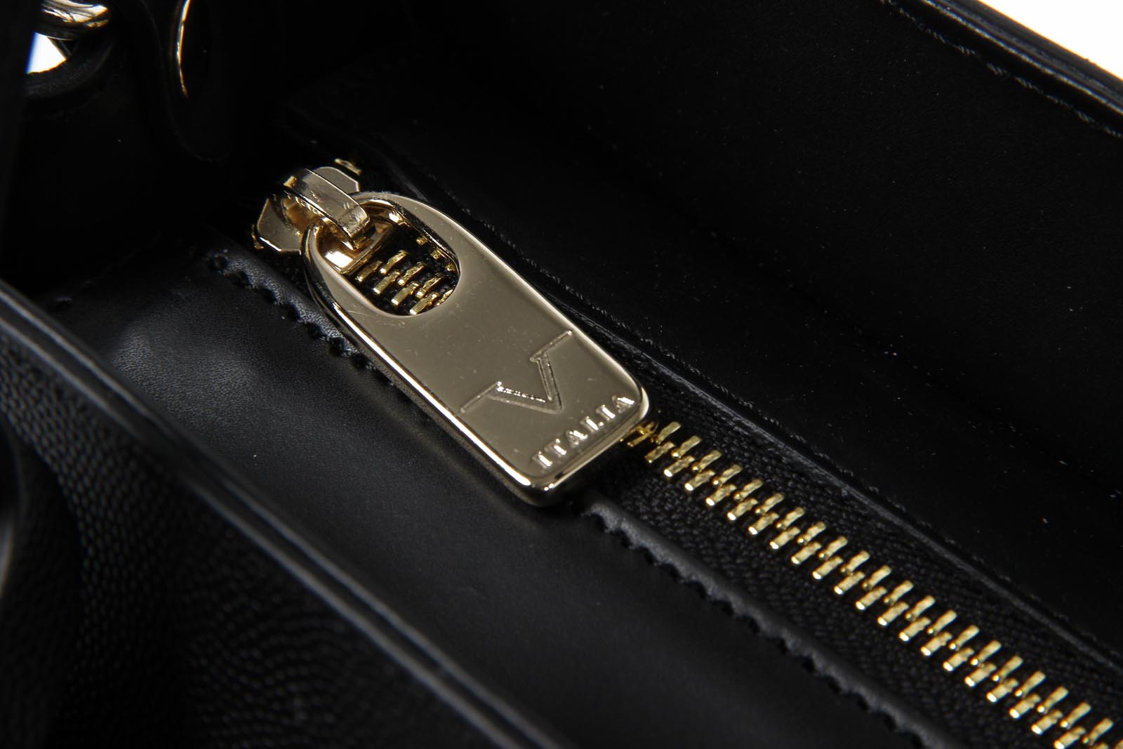 V 1969 Italia Bolso de mujer H491/52 RUGA/BELUGATO NERO