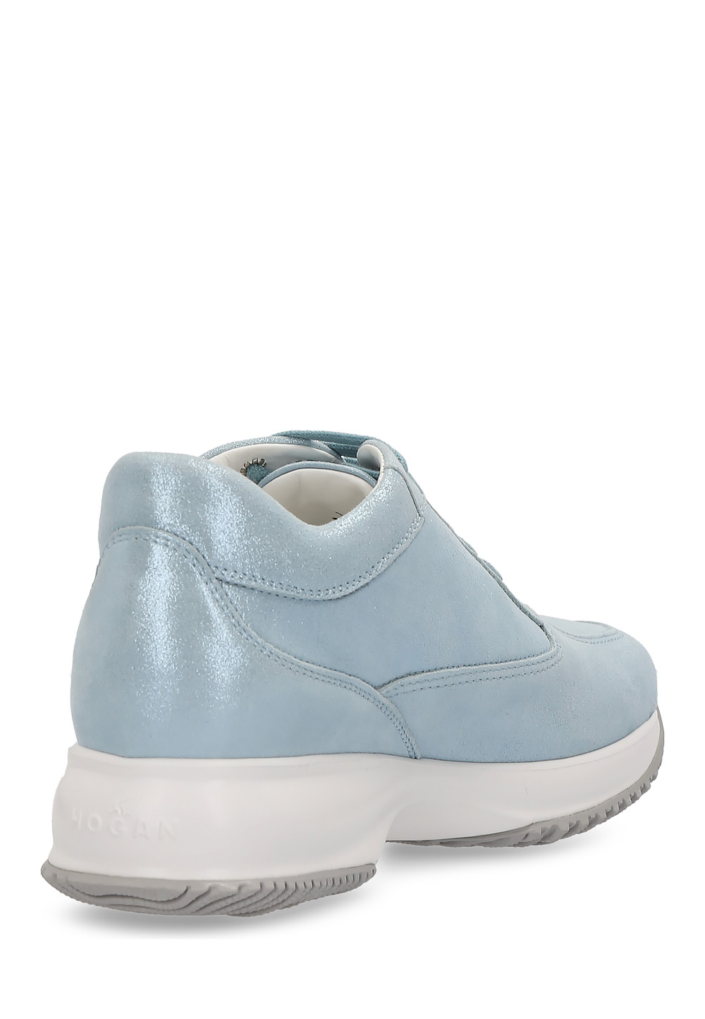 Hogan Womens Sneaker Light Blue Interactive HXW00N0G77077VOU008