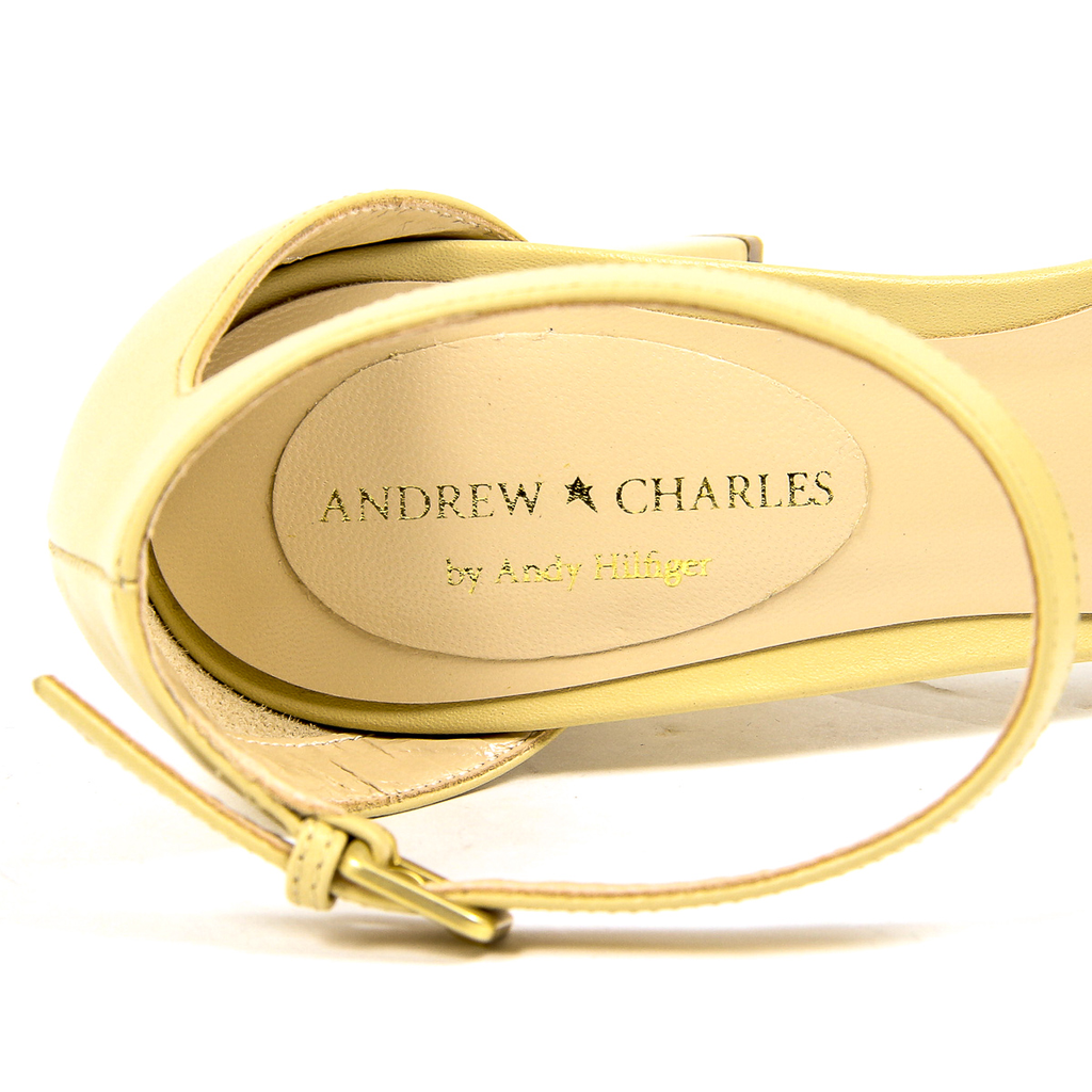 Andrew Charles Womens Sandal Beige EMMA