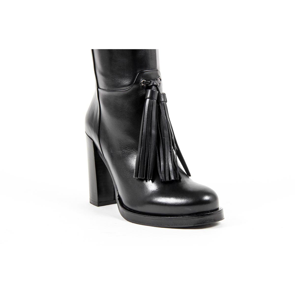 Bota alta Mujer V 1969 Italia B2407 VITELLO NERO