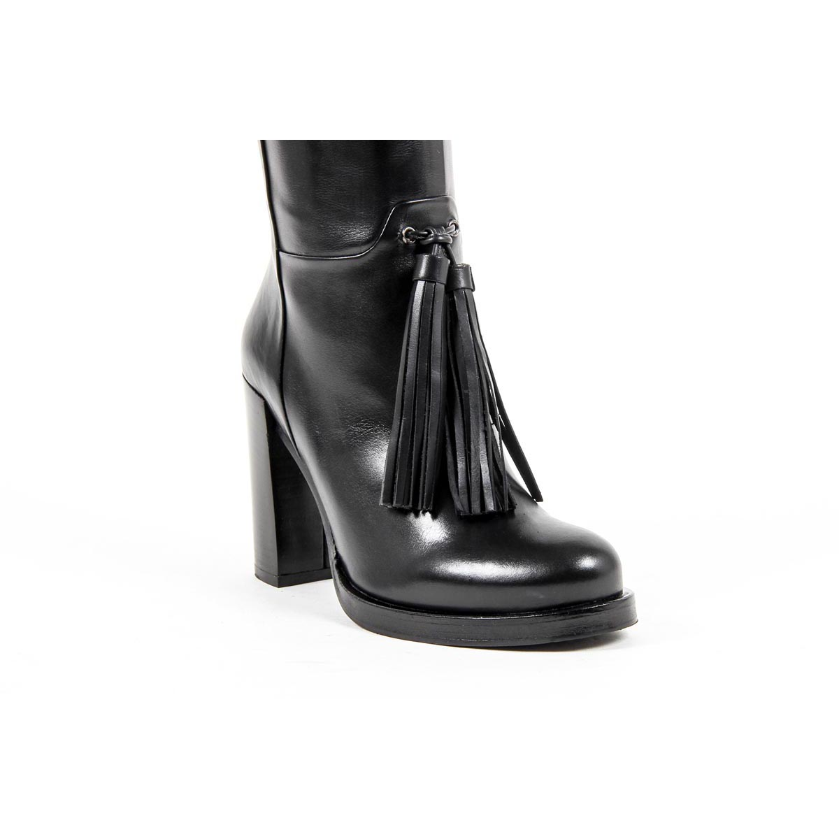 Bota alta Mujer V 1969 Italia B2407 VITELLO NERO