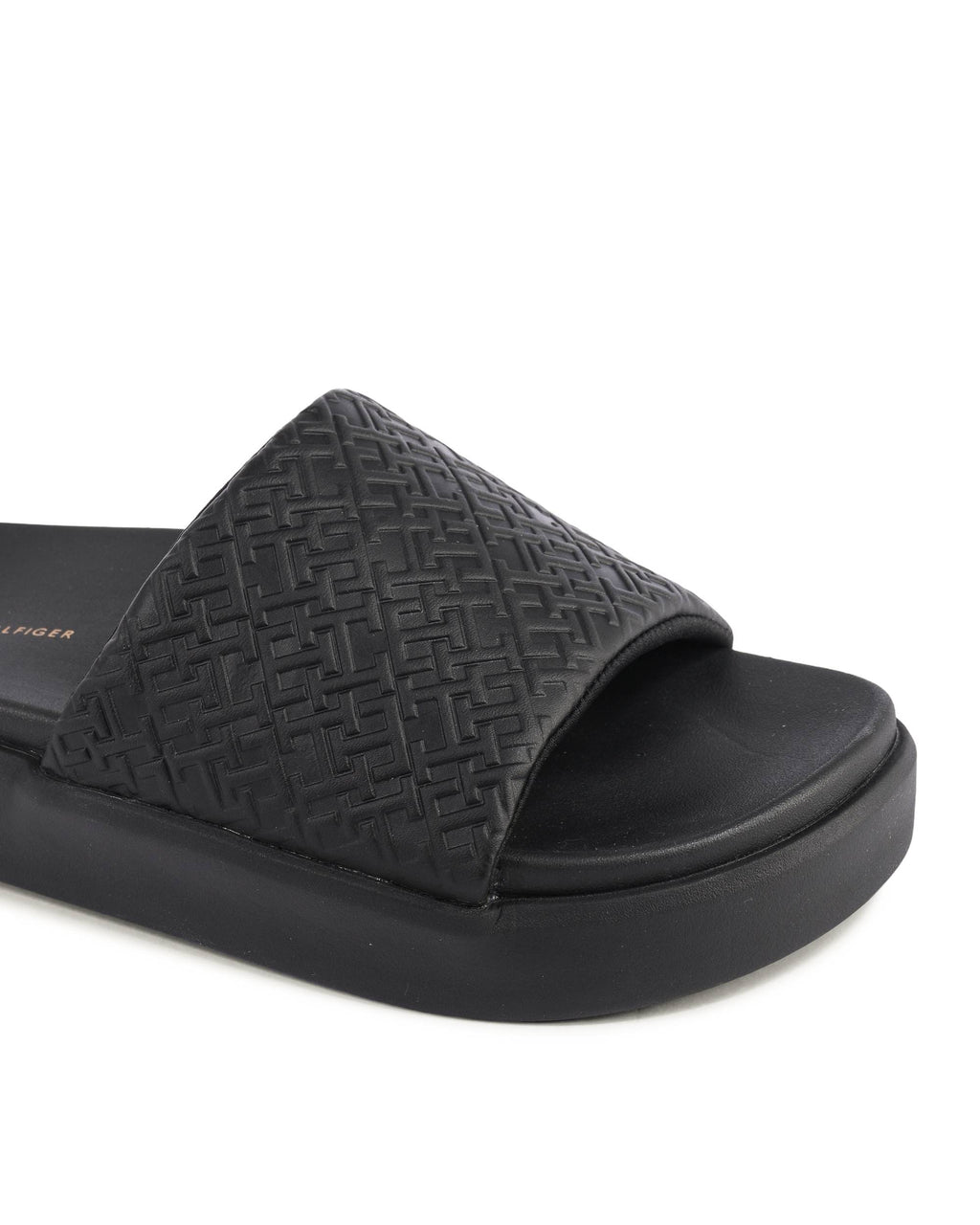 Sandalias Tommy Hilfiger para mujer negras FW0FW07855BDS