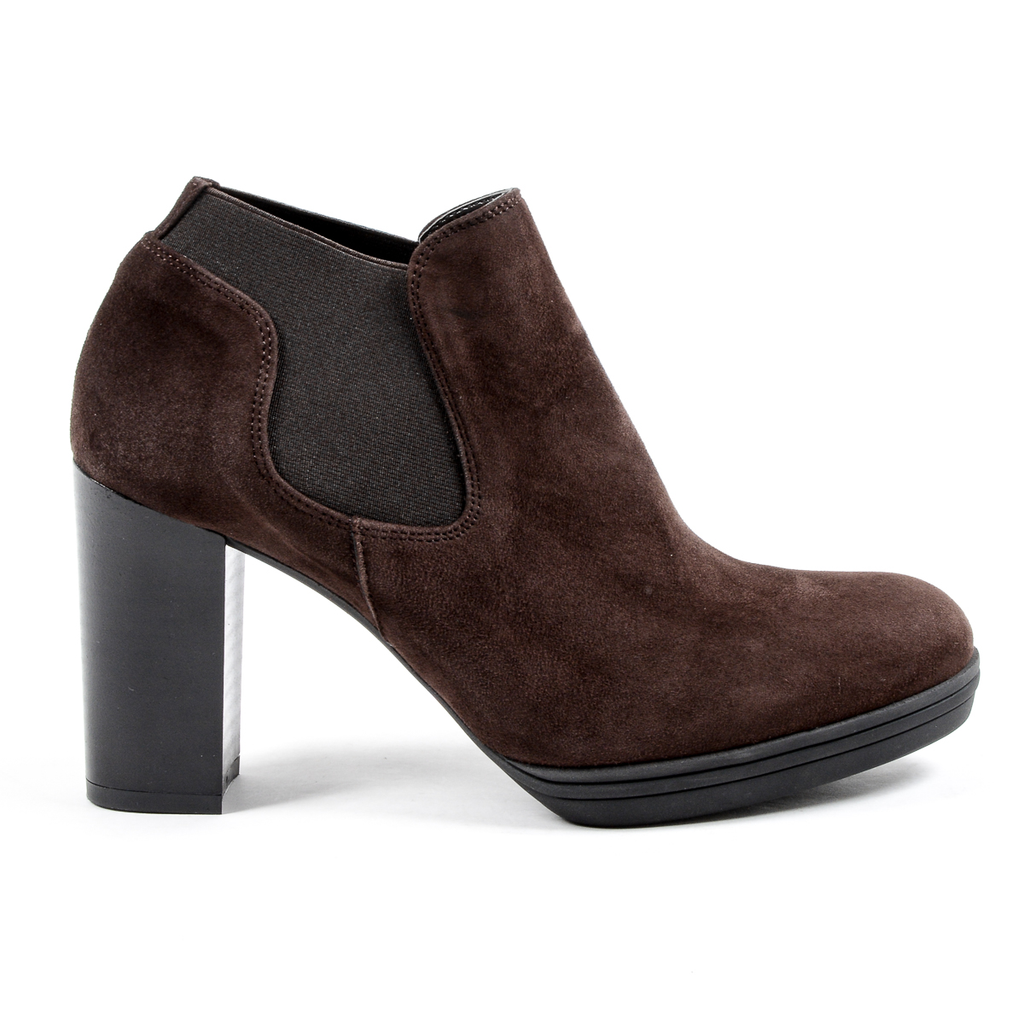 V 1969 Italia - Botines de tacón para mujer, color marrón, GRACY