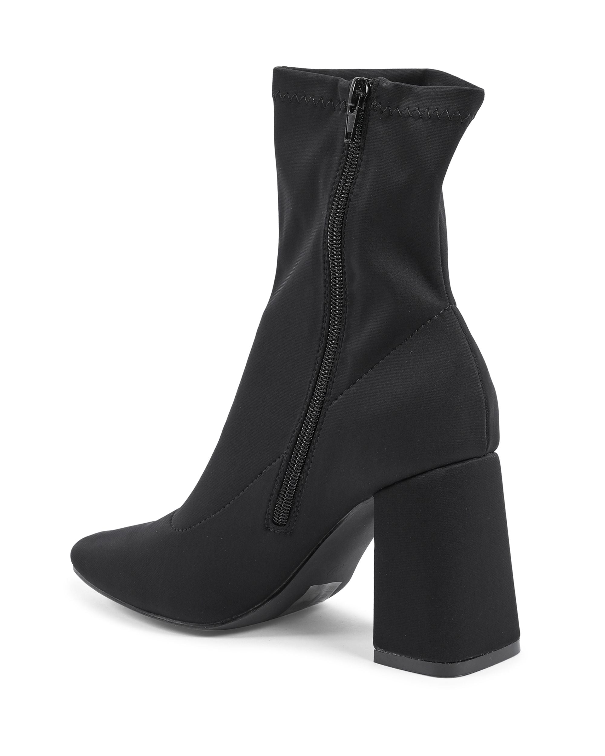 19V69 Italia Botines para mujer negros HF005 NERO