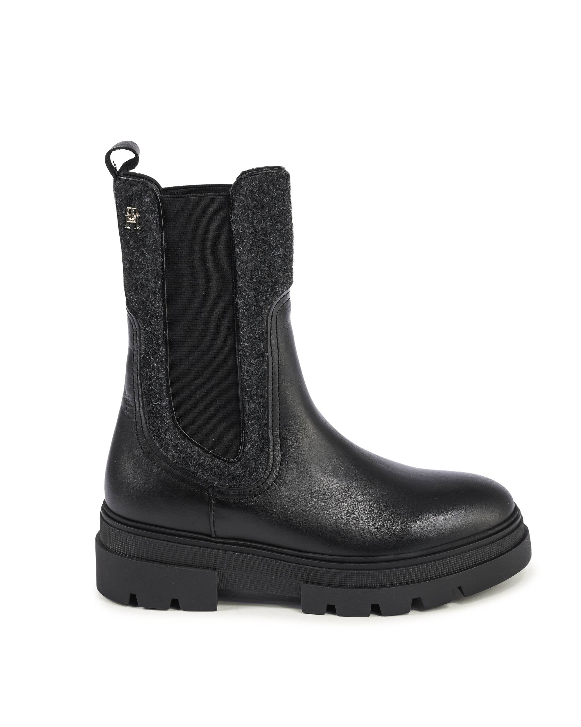Botas Tommy Hilfiger para mujer NEGRAS FW0FW07497BDS