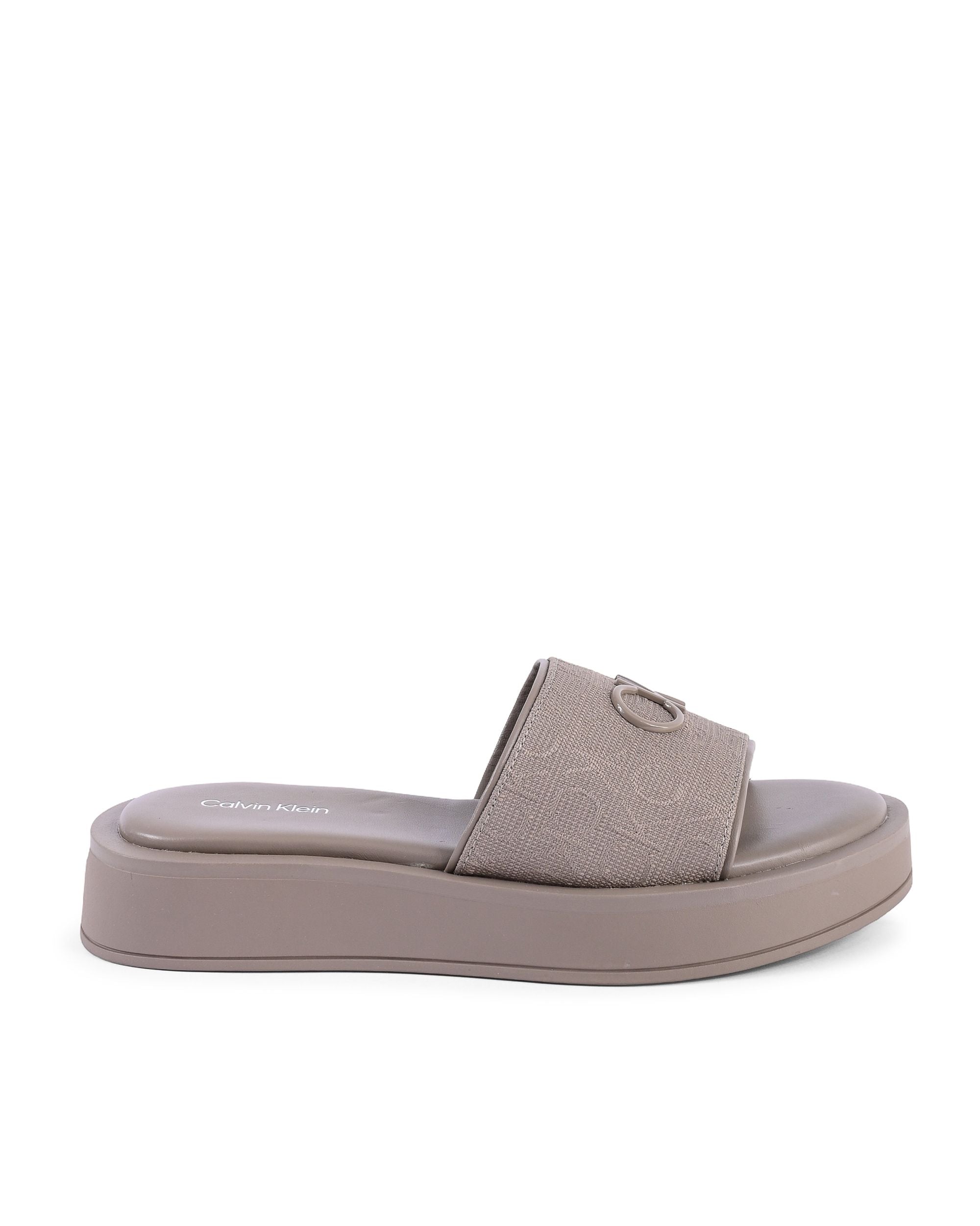 Calvin Klein Womens Sandal Khaki HW0HW01488RBK