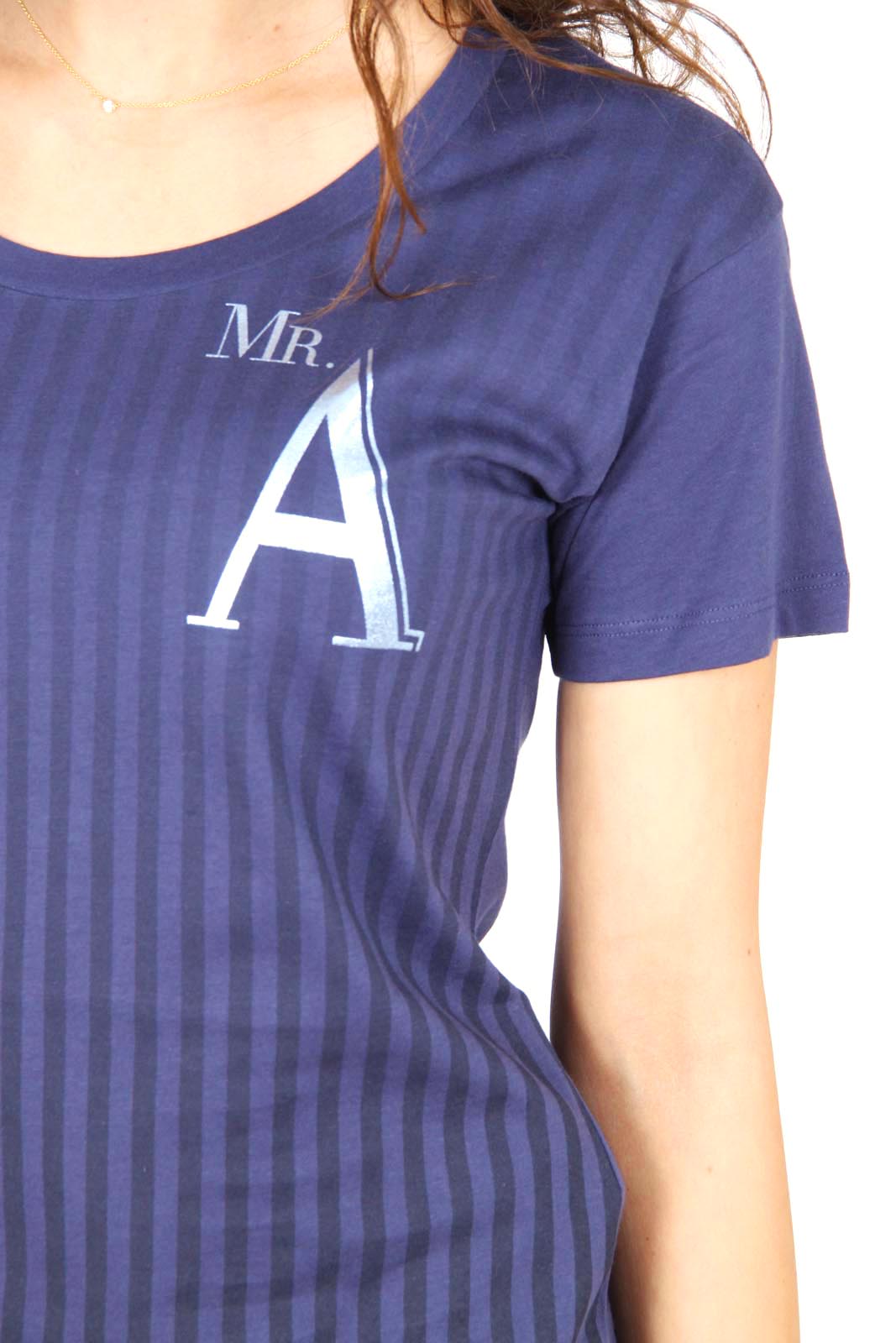 Camiseta de manga corta para mujer Emporio Armani AGH60 AX QG