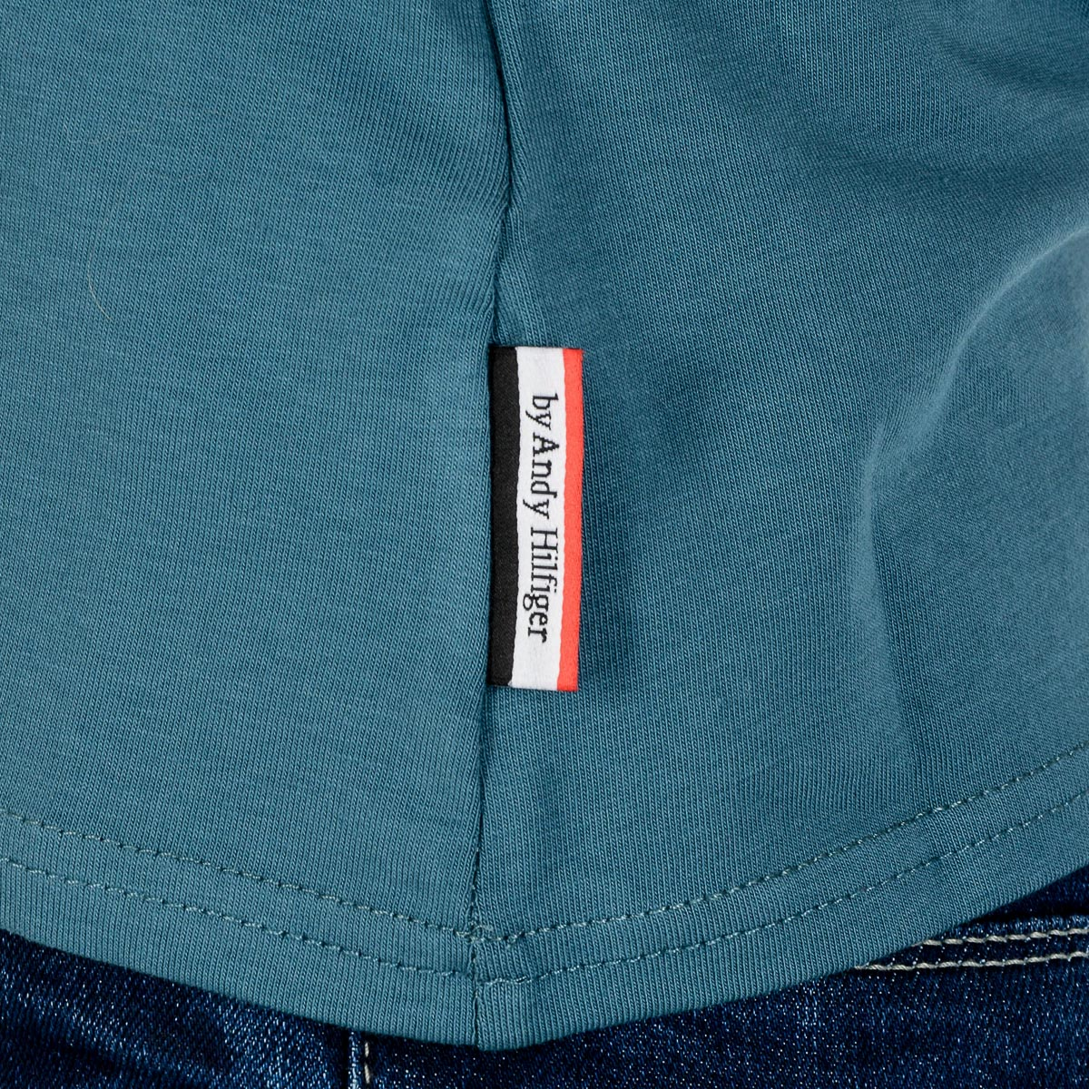 Camiseta Andrew Charles para mujer, manga corta, cuello en V, verde TAPIWA
