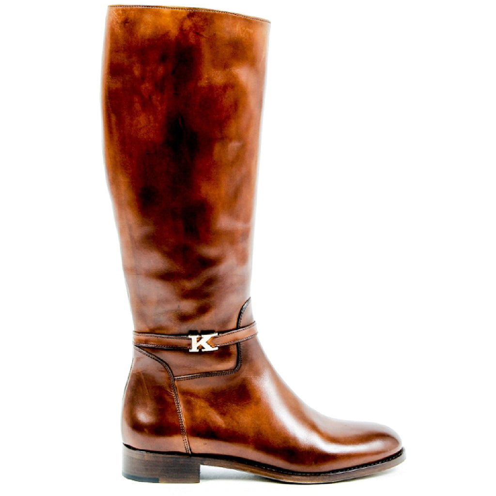 Bota alta para mujer Kiton D34801 4H5103 LUX CAFFE